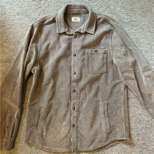 Marine Layer Corduroy Overshirt Khaki Size L/ XL